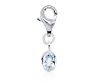 Silver Charms Bezel Gems CH-85-4x6